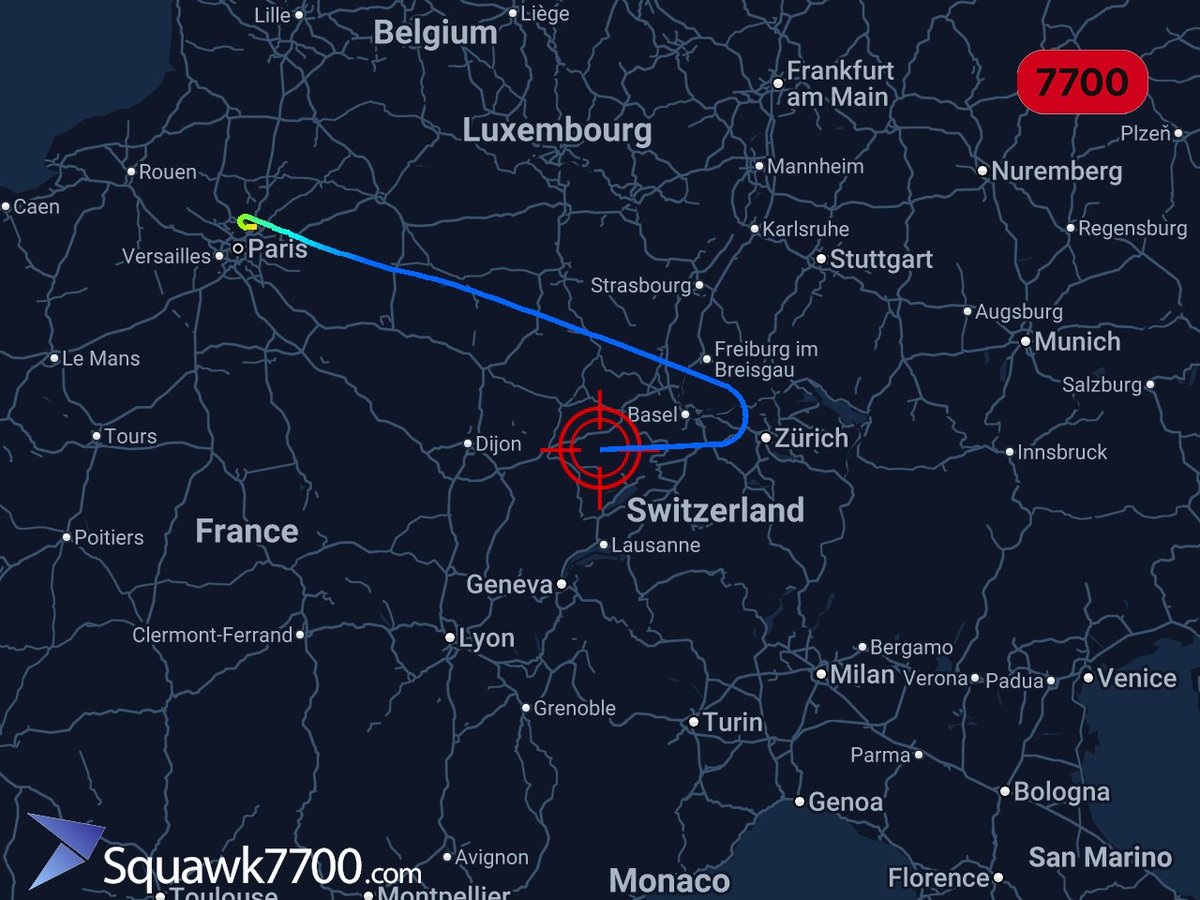 Squawk7700com's tweet photo. [SQ7700]
Operator: EVA Air
Flight: BR88 / EVA088
Aircraft: B77W (B-16732)
  Boeing 777-300ER
Route: CDG → TPE
  From Paris Charles de Gaulle, France
  To Taipei Taoyuan, Taiwan

For the detailed information, access https://t.co/ZyqsXQdaHL

#squawk7700 #BR88 #B16732 https://t.co/7j17D0TQQh