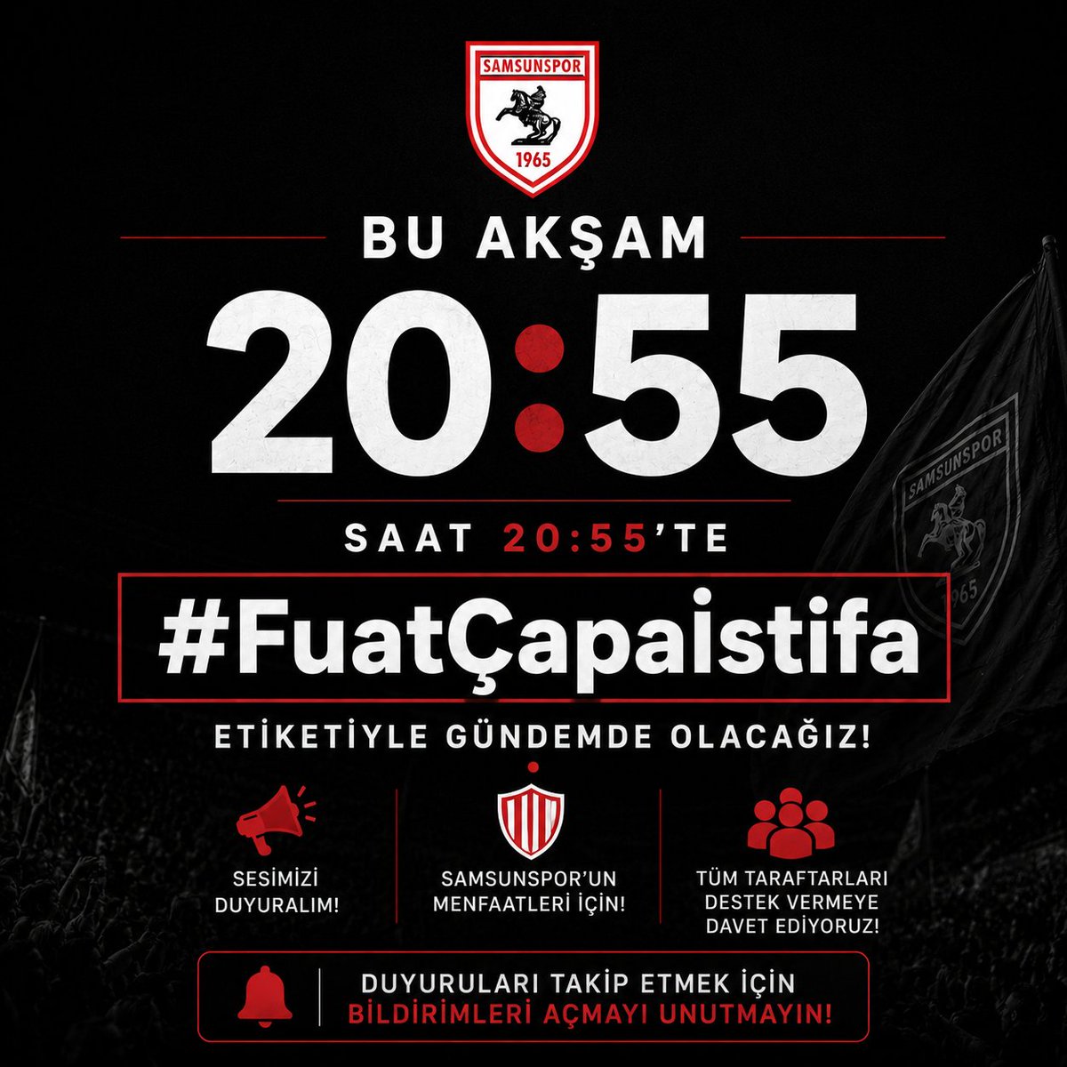 ForzaFofi's tweet photo. 🚨 Ligin başlamasına günler kala takımın hâlâ eksik olması gönderilmesi gereken oyuncularla yolların ayrılamaması, transfer planlamasındaki başarısızlıklar ve mevcut tepkileri gündem haline getirmek için bu akşam saat 20:55'te #FuatÇapaİstifa etiketiyle gündem çalışması yapacağız https://t.co/fXbYpRCh84