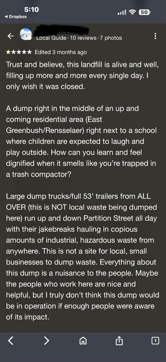 REC12144's tweet photo. A review of the Dunn Landfill by a neighbor. If you feel compromised by this operation speak up like this lady. It will make a difference. https://t.co/snzV632d5b
