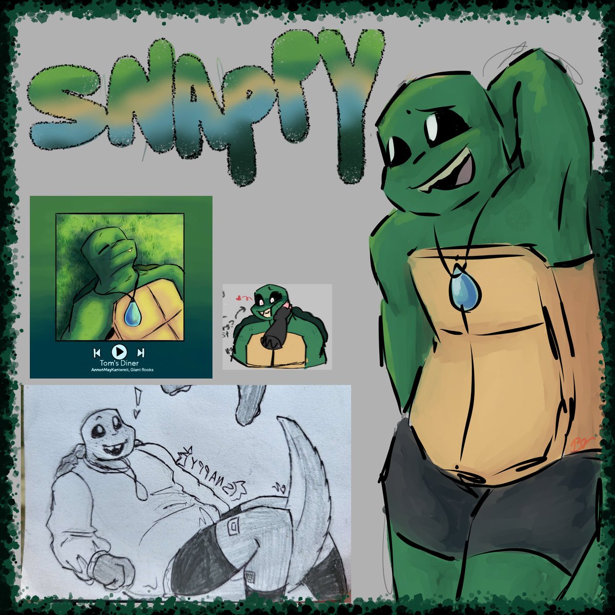 Artistic_Hoppy's tweet photo. #SnappyTheSnappingTurtle #smilingcritteroc https://t.co/s1CQsLmR6J