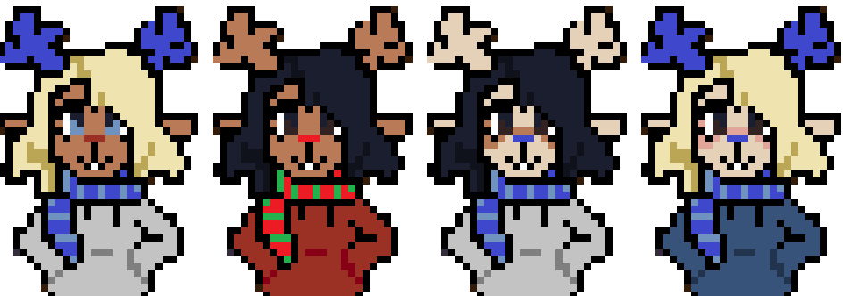 korpichu's tweet photo. thinking of some different sprite designs https://t.co/FpzIZkIsrC