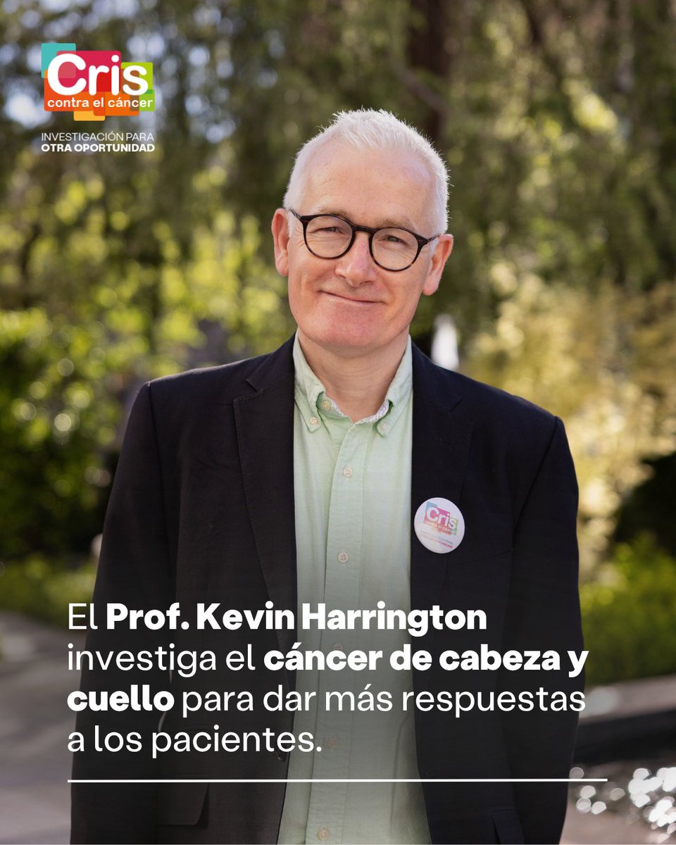 criscancer's tweet photo. 🔴Hoy es el #DíaMundialdelCáncerdeCabezayCuello, un tumor más frecuente de lo que parece.

En #CRISContraelCáncer apoyamos al proyecto del Prof. Kevin Harrington para predecir qué pacientes responden a la inmunoterapia. 

Ayúdanos a investigar. 👉 https://t.co/DJ2dFuJOCA https://t.co/9wYITl0FPZ