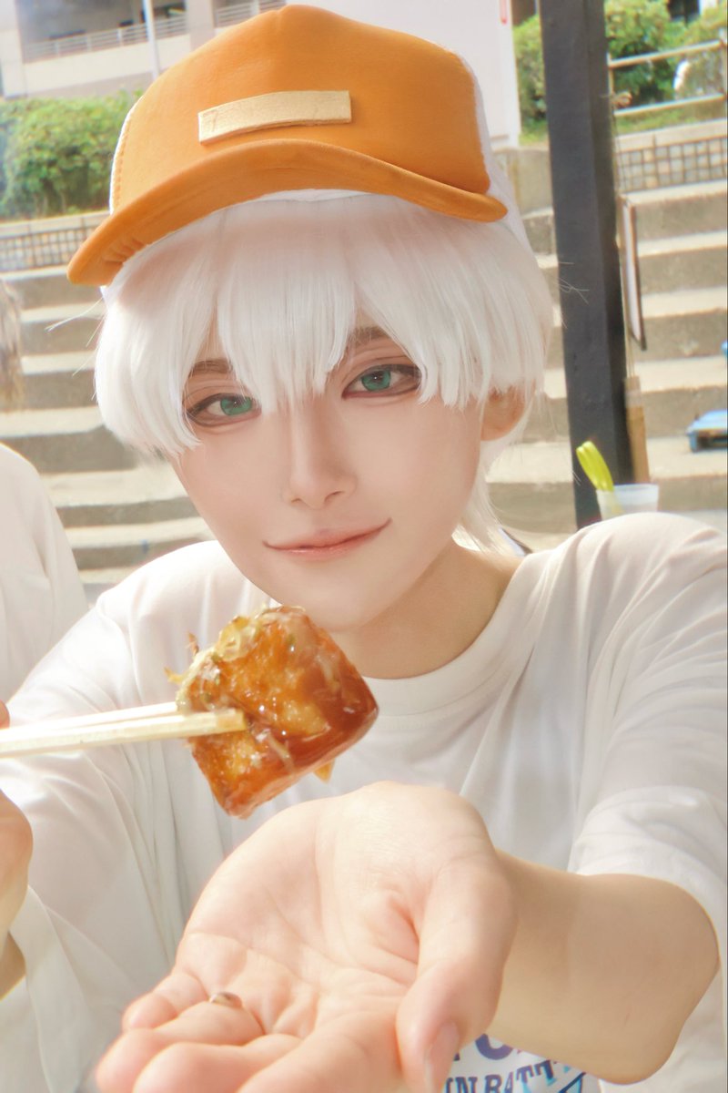 gecogekomipyoko's tweet photo. cosplay/dcst/イベント衣装🏹

たこ焼きのおすそ分け🐙

✡️ #横揺れsummer0726 ✡️ https://t.co/wJEsNtdMBB