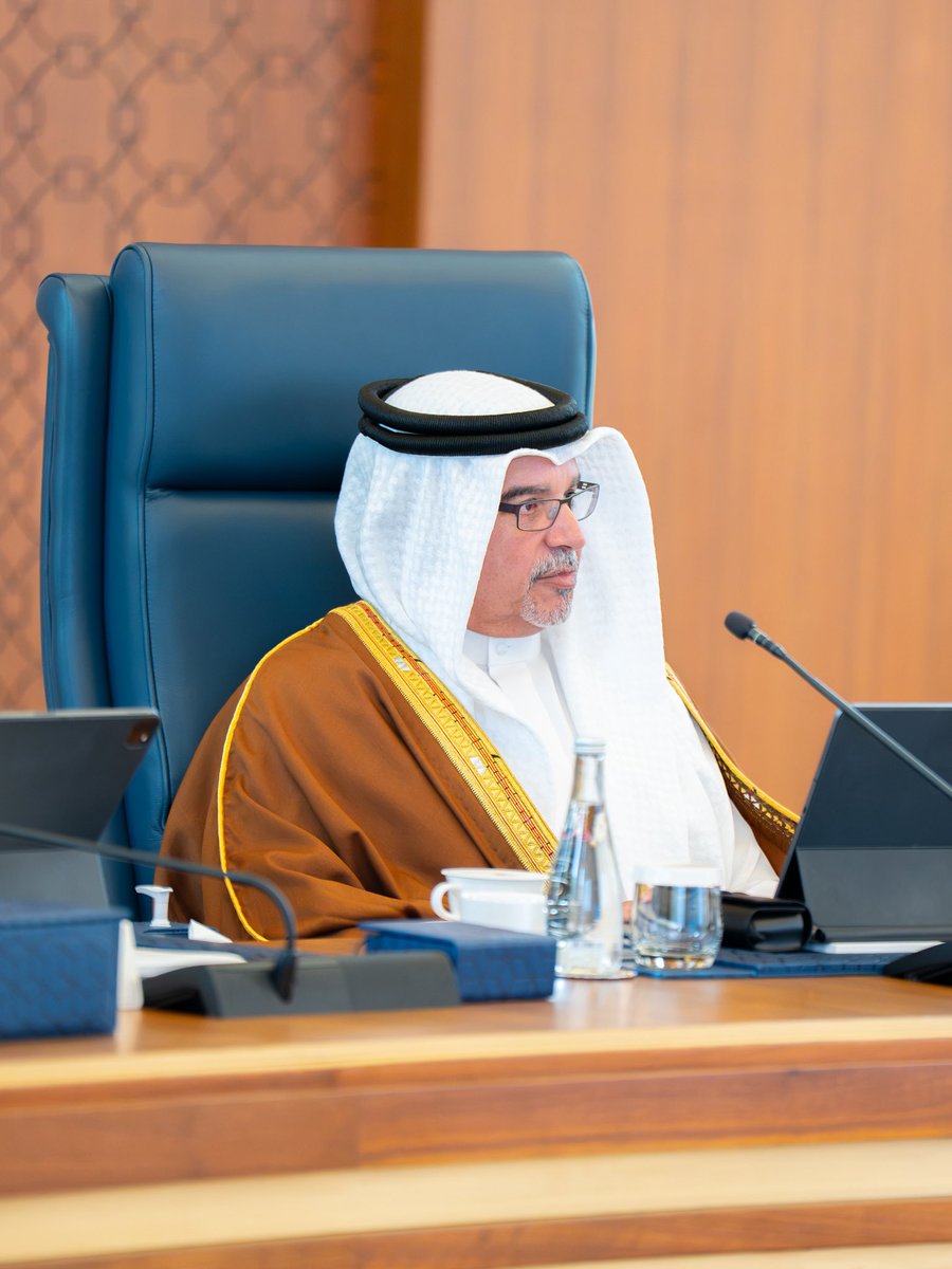 BahrainCPnews's tweet photo. صاحب السمو الملكي الأمير #سلمان_بن_حمد آل خليفة ولي العهد رئيس مجلس الوزراء يترأس جلسة مجلس الوزراء #البحرين #فريق_البحرين https://t.co/syIYDs2Opv