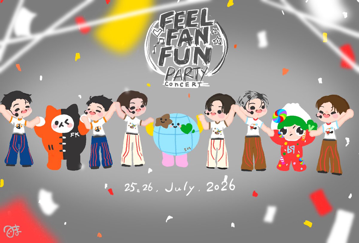mimaneko139's tweet photo. とてもとても楽しかったよ🤟
少しずつ思い出イラスト描くね🫶
#FFFPartyConcert2026
#FFFPartyConcert2026D1
#FFFPartyConcert2026D2 https://t.co/GshA9owDNu