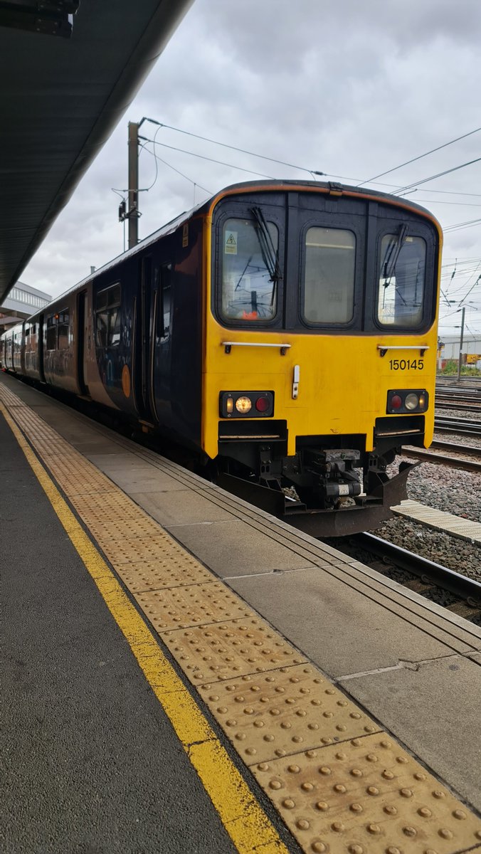 Shaun__92's tweet photo. Northern Trains 150145 forming 2P11 1148 Doncaster to Scunthorpe #northerntrains #northern #allthestations #class150 #brelyork #brel #dmu #sprinter #doncaster #thornesouth #scunthorpe #platform0 #monday #27th #july #2026 @northernassist https://t.co/Asz3kWPAWs