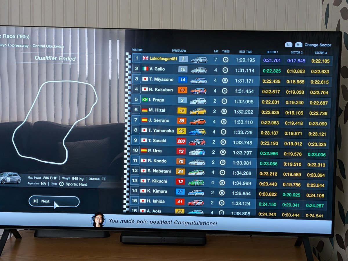 Postybob's tweet photo. Playing Gran Turismo 7 on the PS5 this morning. #ps5 #gaming #granturismo #playstation https://t.co/tmwjeSNgJh