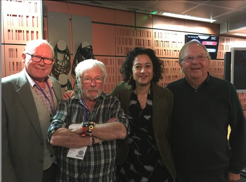 SamiraAhmedUK's tweet photo. Such sad news about Bill Oddie, a Renaissance Man genius, but here's the  lovely conversation we had about his amazing comedic musical  contribution to The Goodies on @BBCFrontRow back in 2018. More on tonight's programme https://t.co/p1VRTQzbGi https://t.co/VXbsZtJYaT