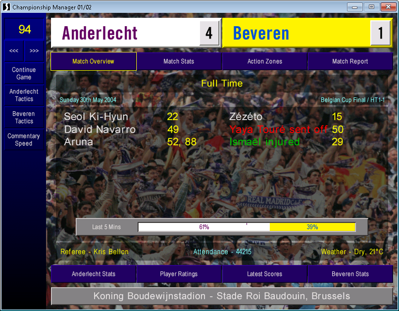 adamcm0102's tweet photo. Belgian Cup https://t.co/NQs29zQ2UO