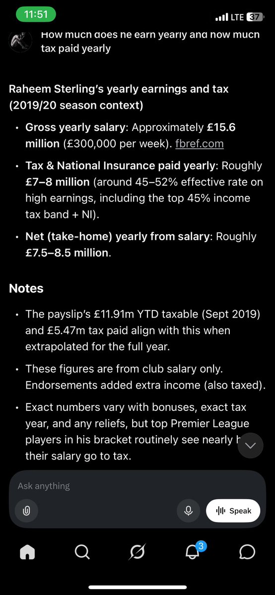 ca11MeTee's tweet photo. @DeadlineDayLive Apart from endorsements , Half of his salary go to tax 💯💯 https://t.co/coVvTBCqoL