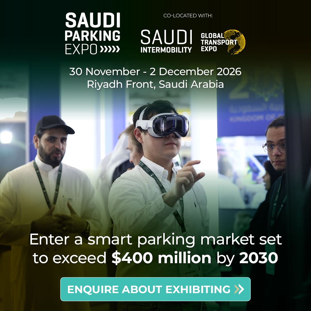 SAIntermobility's tweet photo. Saudi Arabia's smart parking market is set to exceed $400 million by 2030, Saudi Parking Expo brings together the technologies, solutions, and decision-makers shaping the future of parking infrastructure.

📍 Riyadh Front, Riyadh
📅 30 November – 2 December 2026 https://t.co/FJNVtU1Onh