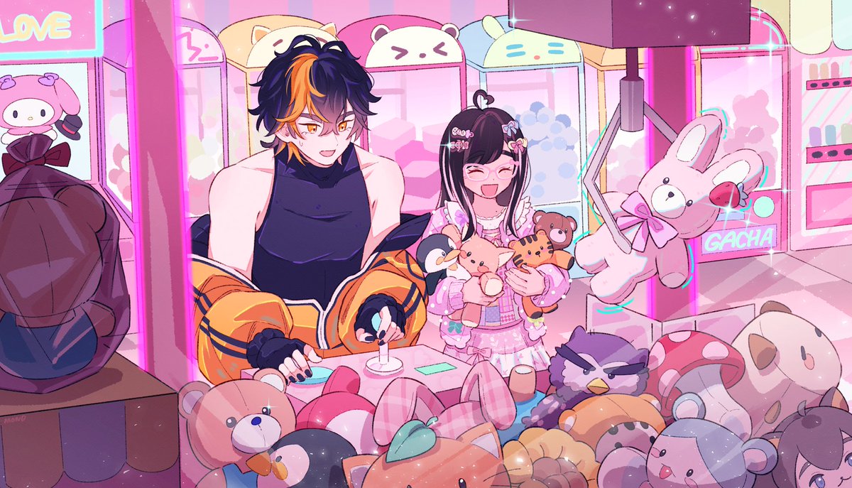 strawberrmi's tweet photo. 🧸🛍️ a couple of greedy reapers ₊˚⊹ ᢉ𐭩

🖍️: @mond_life 

#adatewithdeath #adwd #adwd2 https://t.co/OLmbMUb8Sa