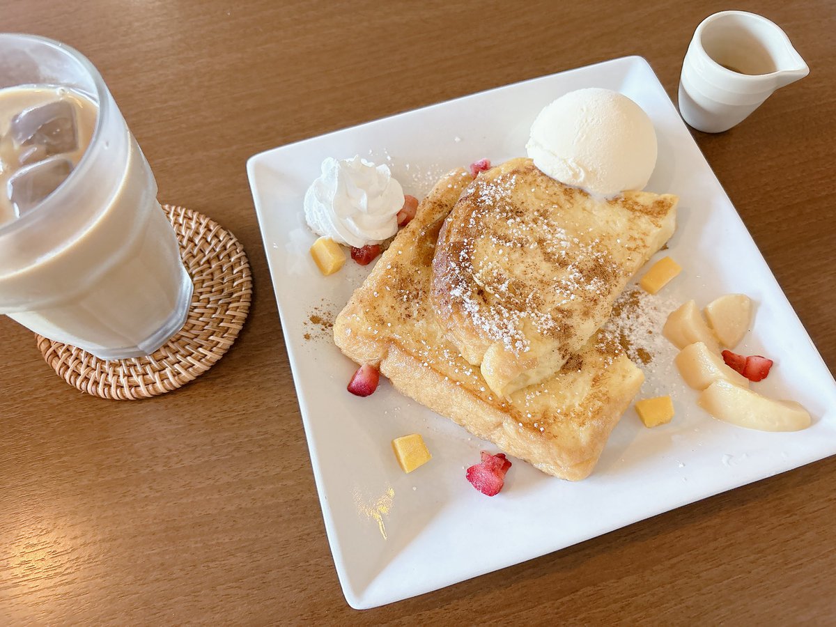sachi_ekimemo's tweet photo. めちゃくちゃ美味しいフレンチトースト✨ https://t.co/utU6iYgnJv