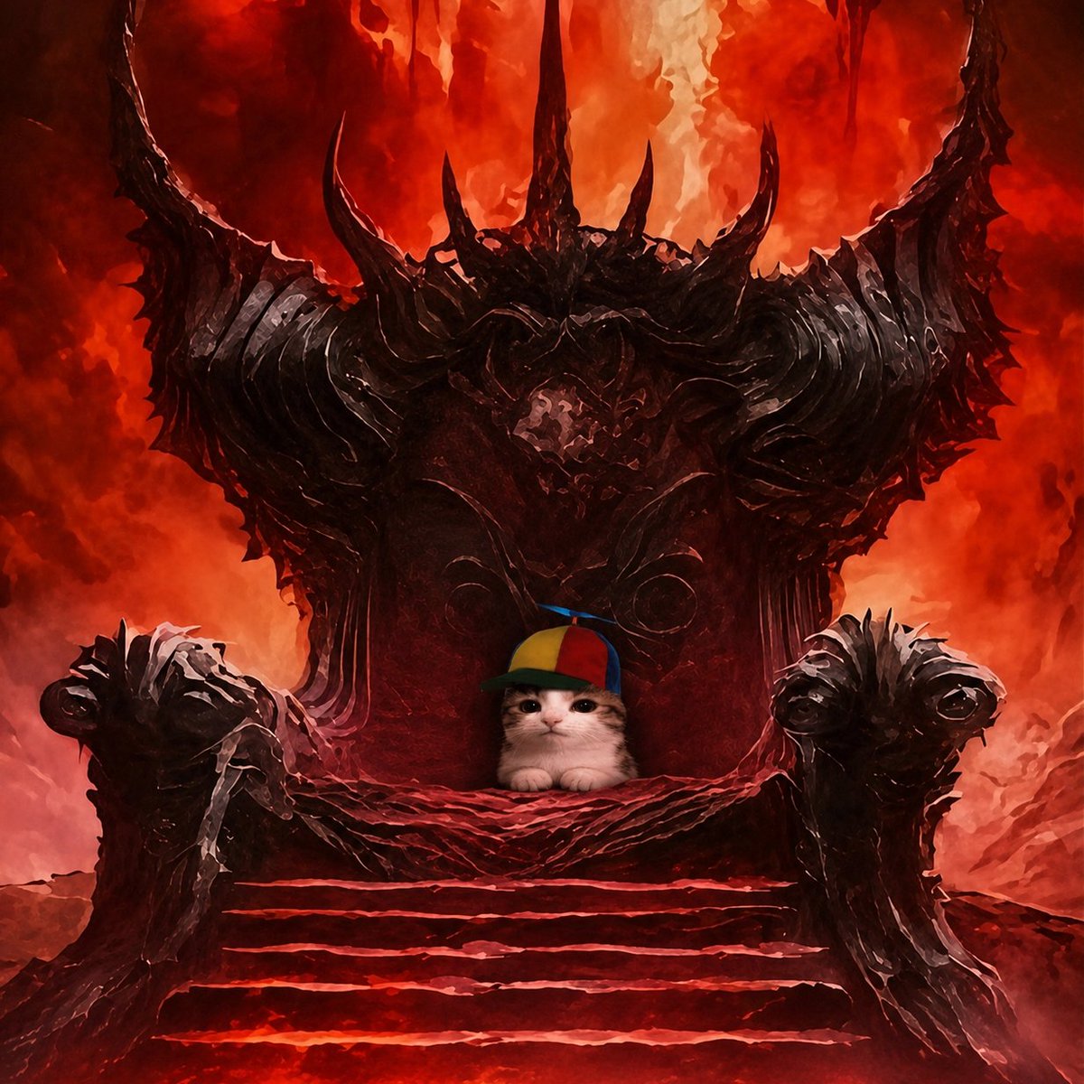 PropellerCatRh's tweet photo. Just a cute PFP cat leading a Masonic cult on @robinhoodapp https://t.co/MDNU5YSV2E