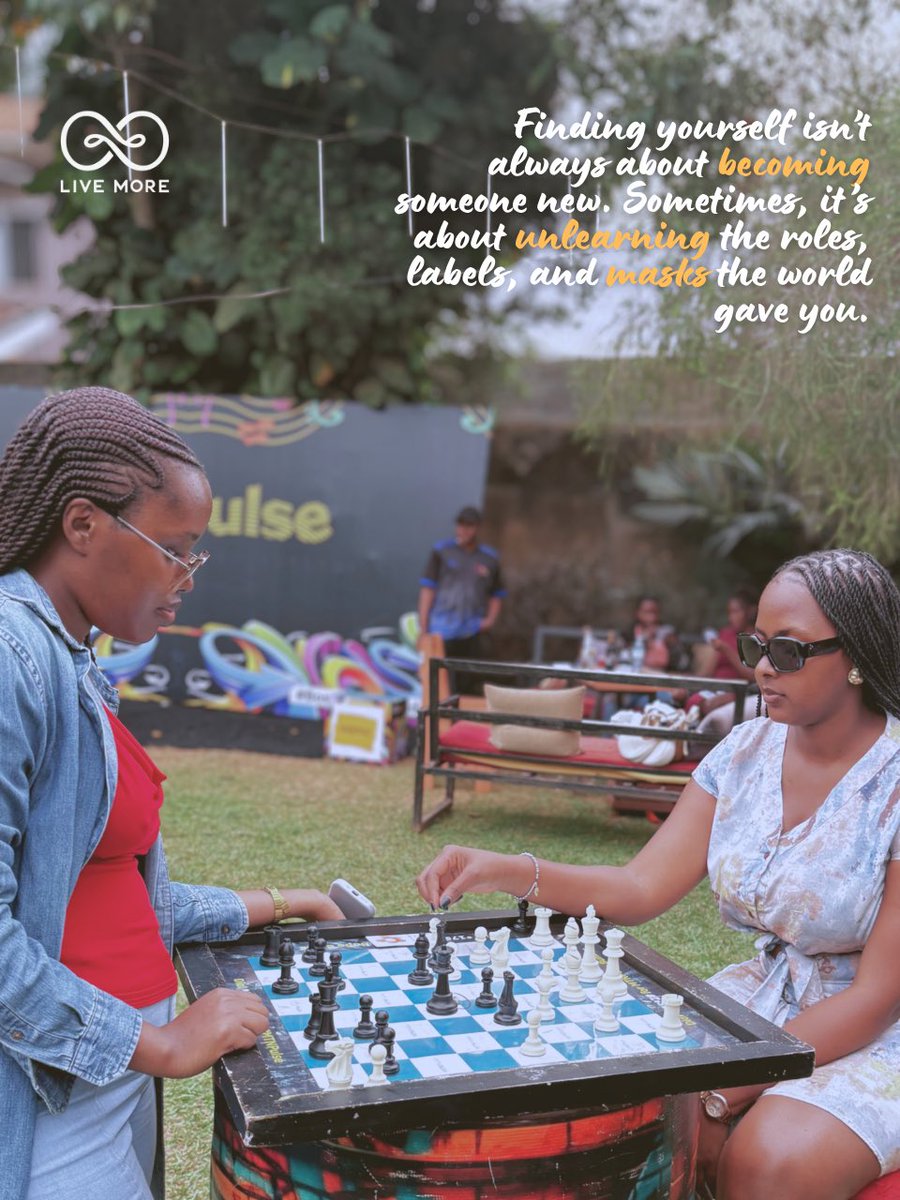 LIVEMORE_UG's tweet photo. Finding yourself isn’t always about becoming someone new.
Sometimes, it’s about unlearning the roles, labels and masks you were given and creating space to reconnect with who you truly are.
#FindingYourself #PersonalGrowth #SelfDiscovery https://t.co/2NhP1tBSQ7