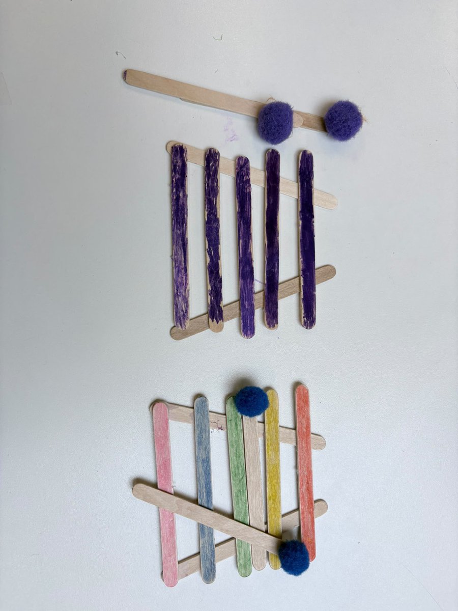 ElthamLibrary's tweet photo. We love making at #ElthamLibrary children’s #CraftClub! Last week we made guitars and xylophones using different colours and shapes, inspired by Read To The Beat! 🎶🎨🖍️ Join us on Wednesdays from 3.45-4.45 to make friends, borrow books + #Craft! #LoveYourLibrary https://t.co/LMyz47RvoV