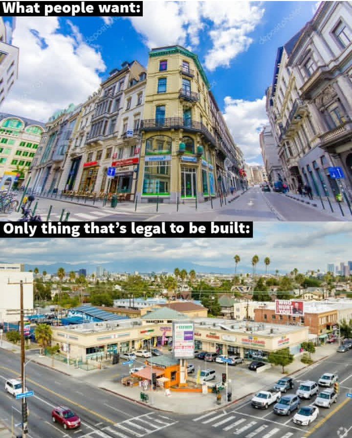 Car_Free_USA's tweet photo. American zoning codes are afraid of beauty. https://t.co/81Iffw5Fi0
