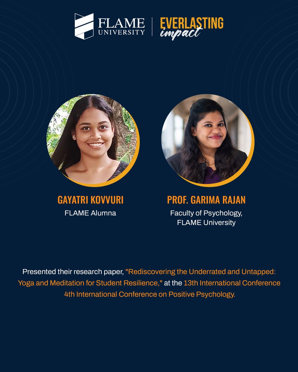 FLAME University tweet media