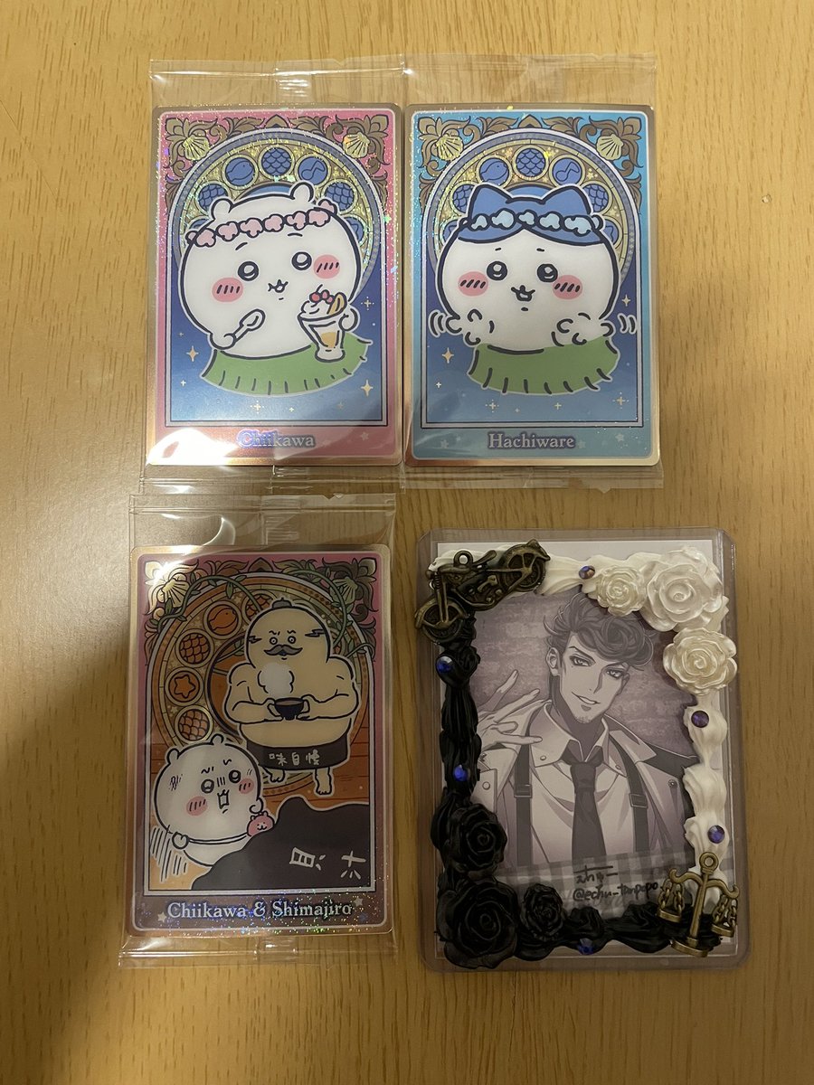 echu___tanpopo's tweet photo. 【交換】ちいかわ　人魚の島のひみつ　ウエハース

【譲】画像のもの

【求】古本屋、セイレーン☆

郵送交換ポストのみ
☆を含む交換最優先
検索からもお気軽にお声掛けください🙇‍♂️ https://t.co/7DRTwRajN5