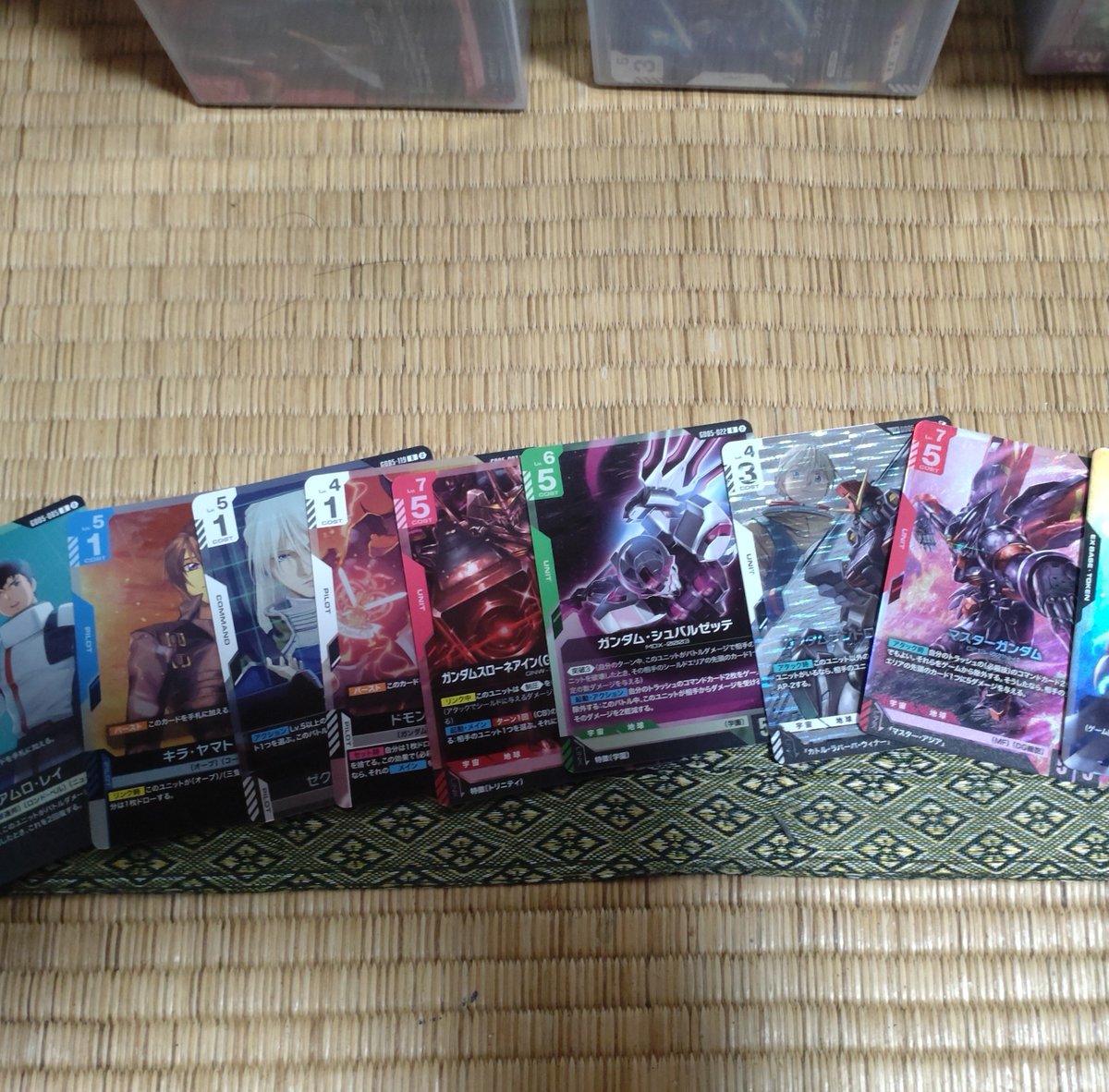 ccdswfc's tweet photo. Amazon注文分ガンダムカードゲームのブースターとカスタムデッキボックス×2の開封結果…
ブースターは結果が良かったがカスタムデッキボックスの方が… https://t.co/ZVVhIRnT2W