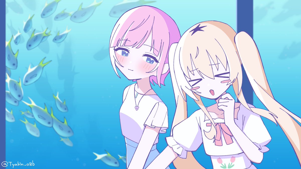 Tyabin_oZb's tweet photo. 青い午後、はずむ心🫧
#むぎあーと #りりあーと https://t.co/A0rtifcfOY