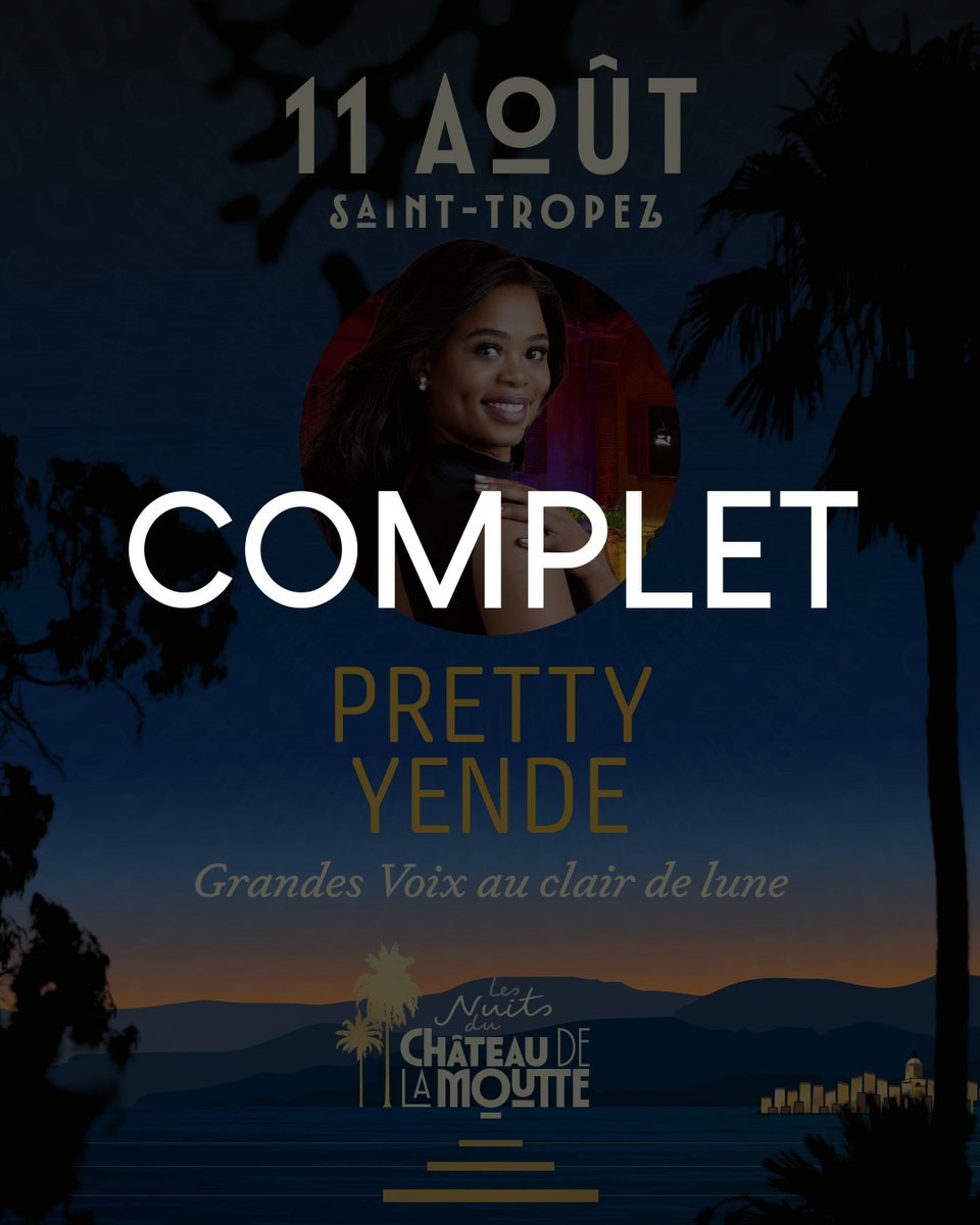 MusiqueStTropez's tweet photo. ❗Concert Complet - 11 Août

Le concert du 11 août est complet, vous pouvez néanmoins vous inscrire sur la liste d'attente : https://t.co/2Ns0EXGHqg  

Si des places se libèrent, vous recevrez automatiquement un mail par ordre d'inscription pour vous proposer de les acheter. https://t.co/n2HZX2avQr