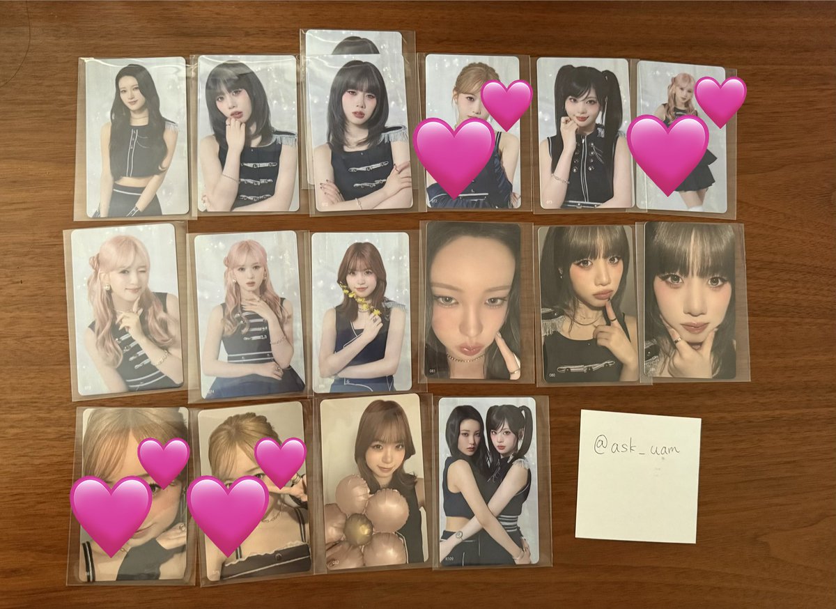 ask_uam's tweet photo. ME:I トレカ 缶バッジ 交換

譲:美羽、文寧、恵子、璃杏、すず、鼓
求:桃奈
    トレカは🩷以外  缶バッジは両種

セルカはセルカ同士
兵庫公演手渡し＞郵送

お気軽にお声掛けください🙇‍♀️ https://t.co/J3hhdTscuV