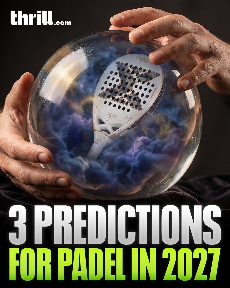 menacepadelhq's tweet photo. 3 PADEL PREDICTIONS FOR 2027 🔮 

Padel now has over 35 million players worldwide. The next stage won’t happen only on the court — it will happen through fashion, gaming and entertainment 🌍

Which will happen first? 👇

#menace #padel #sports #nike #netflix #playstation https://t.co/lL15bihu5S