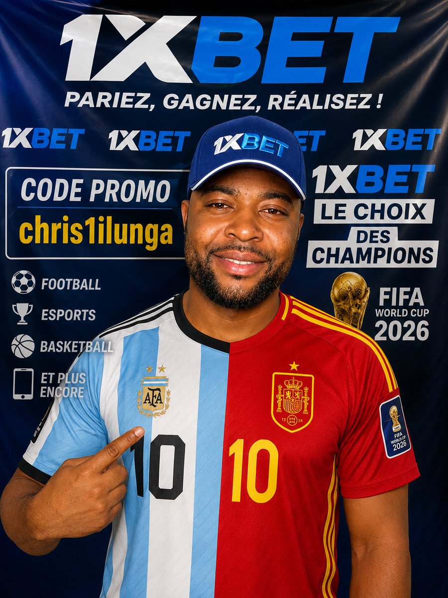Christian_ilung's tweet photo. CHAMPIONS LEAGUE, CONFÉRENCE LEAGUE ET MATCHS AMICAUX DES CLUBS : REAL MADRID JOUE , ASTON VILLA ETC...

I.BETPAWA : 

1) 8UUGSUP
2) XOI4HRR
3) LN875DE
4) 7S25L3X
5) X7HL5YL
6) B3UKVXM
7) C1GOPVR

II.AFROPARI : 

1) SU9DR
2) HU9QR
3) DDG6R
4) 6HJ6R
5) TGERR
6) 75GRR
7) 9UHRR

III. 1XBET INTERNATIONAL : 

1) F94RR
2) 1GLRR
3) KMMRR
4) 85NRR
5) 29PRR

Pour créer un compte sur 1xbet international cliquez sur https://t.co/9ZcqcHf3Yc puis sur inscription ensuite sur numéro téléphone ou adresse email, écrivez alors votre numéro de téléphone ou adresse email et code promo écrivez chris1ilunga