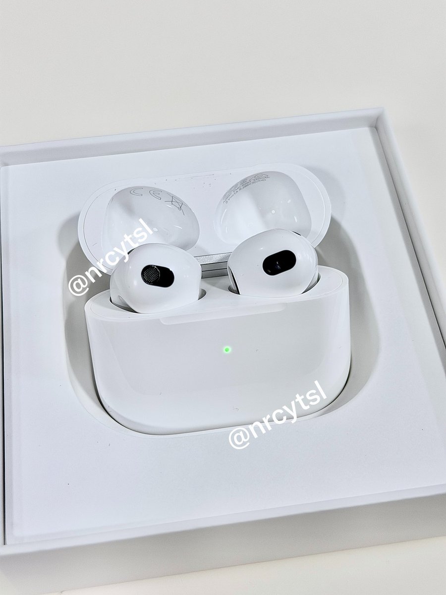 nrcytsl's tweet photo. ส่งต่อ AirPods 3 ค่า
•เสียง เบส ปกติ
•เชื่อมต่อและ Find My ใช้งานได้ปกติ
•แบตเริ่มเสื่อมตามอายุการใช้งาน (ปีครึ่ง)
•ไมค์มีปัญหา
**เหมาะสำหรับคนเน้นฟังเพลงหรือดูหนัง
•เคสชาร์จ lightning (ไม่มีสายให้นะคะ)

1,500 บาท คุยได้นะค้า

#ส่งต่อairpods #airpods3 #airpodsมือสอง https://t.co/ukNcW9FmBE