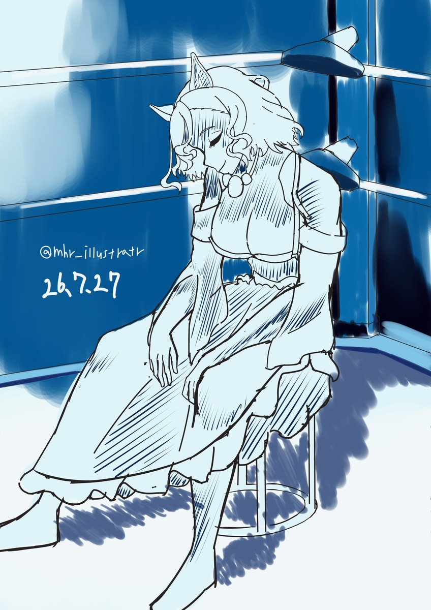 mhr_illustrator's tweet photo. かんたんタップ その19

「三日に一回イラストのネタ考えるのが思ってたよりキッチぃですわ。」

＃ウマ娘　　＃タップダンスシチー https://t.co/mm4HHdADDE