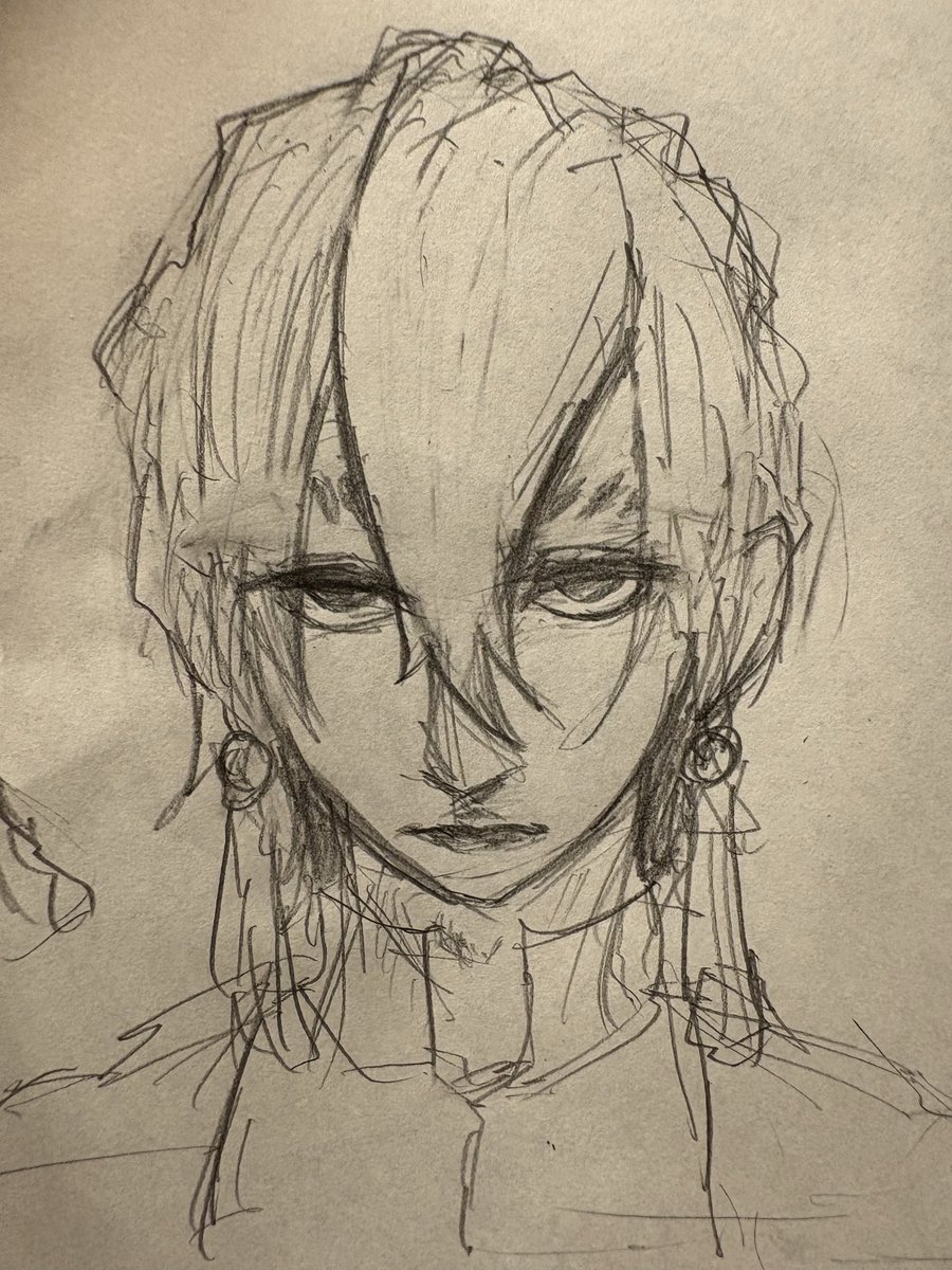 aiyoo009's tweet photo. アナログでznkくん描いてたんだけどアナログだと手癖しかない👹 https://t.co/PVkXD4FQJR
