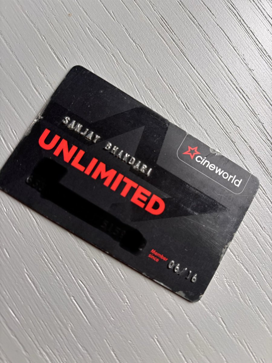 badgers007's tweet photo. @cineworld Over 10 years being an Unlimited member, where’s it all gone? Popcorn, nachos, hotdogs, slushies and the odd bag of buttons for starters. Anyway of seeing what films I’ve watched since being a member #cineworldwrapped https://t.co/a077JCZpxS