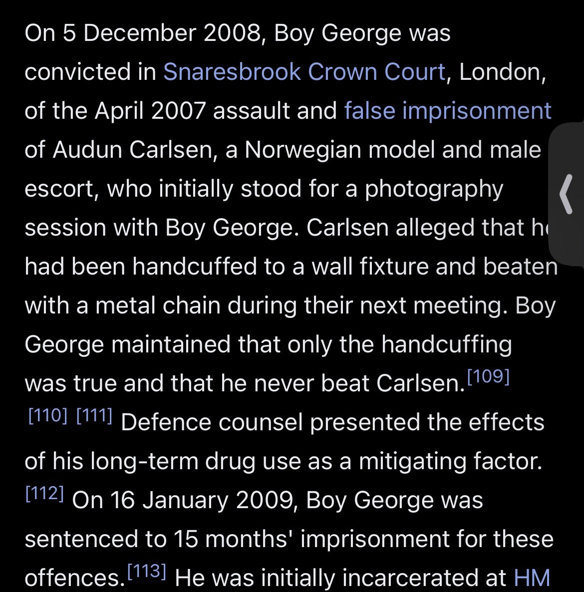_DonLeroux's tweet photo. @PolitlcsGlobal Boy George is a nauseating, talentless, convicted sex criminal with a torture kink. No wonder he likes Israel… https://t.co/RgkdmTEA8P