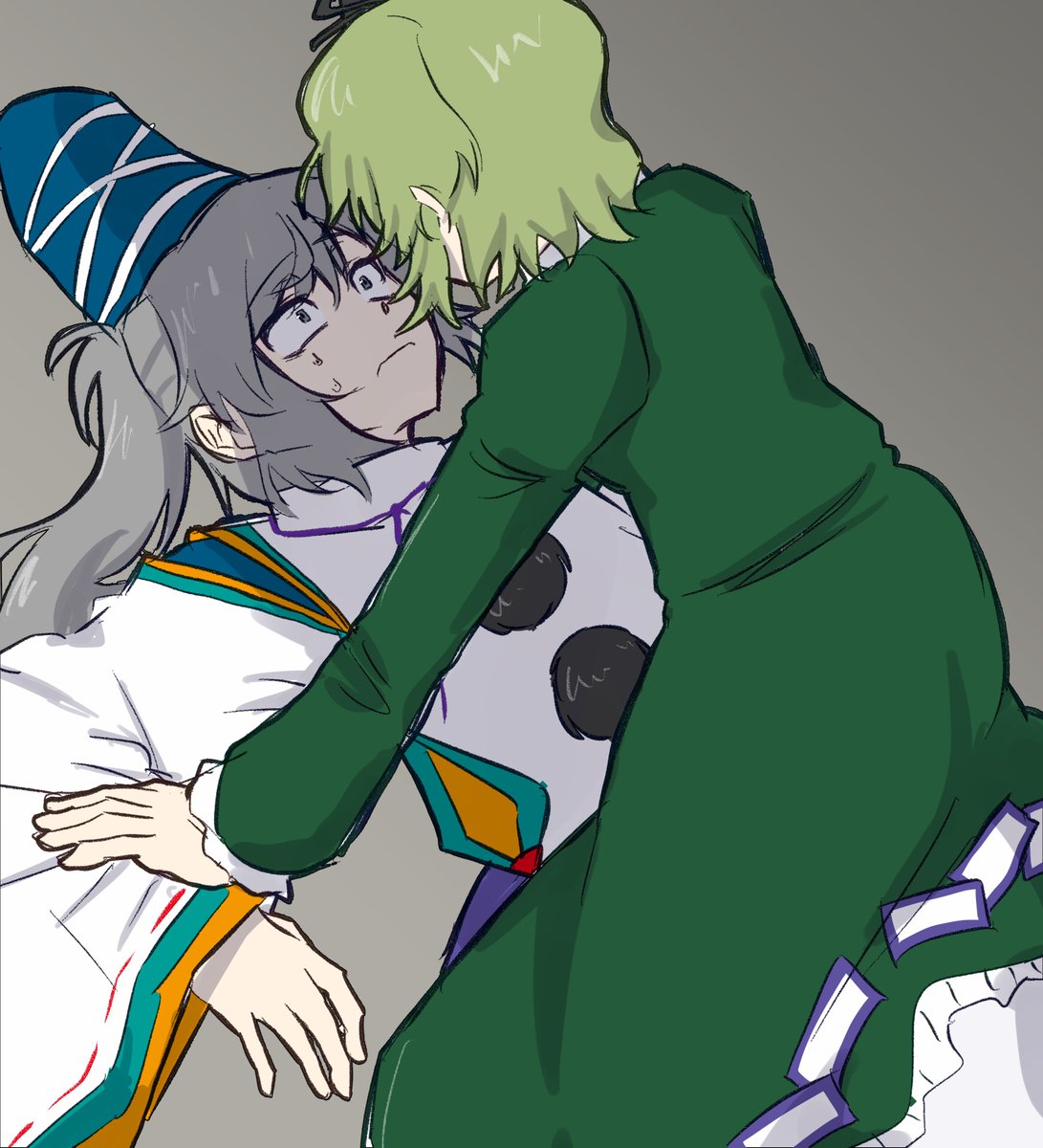yutanpojuice's tweet photo. 「…ど、どうした屠自古…？」 https://t.co/toLxQCt7ug