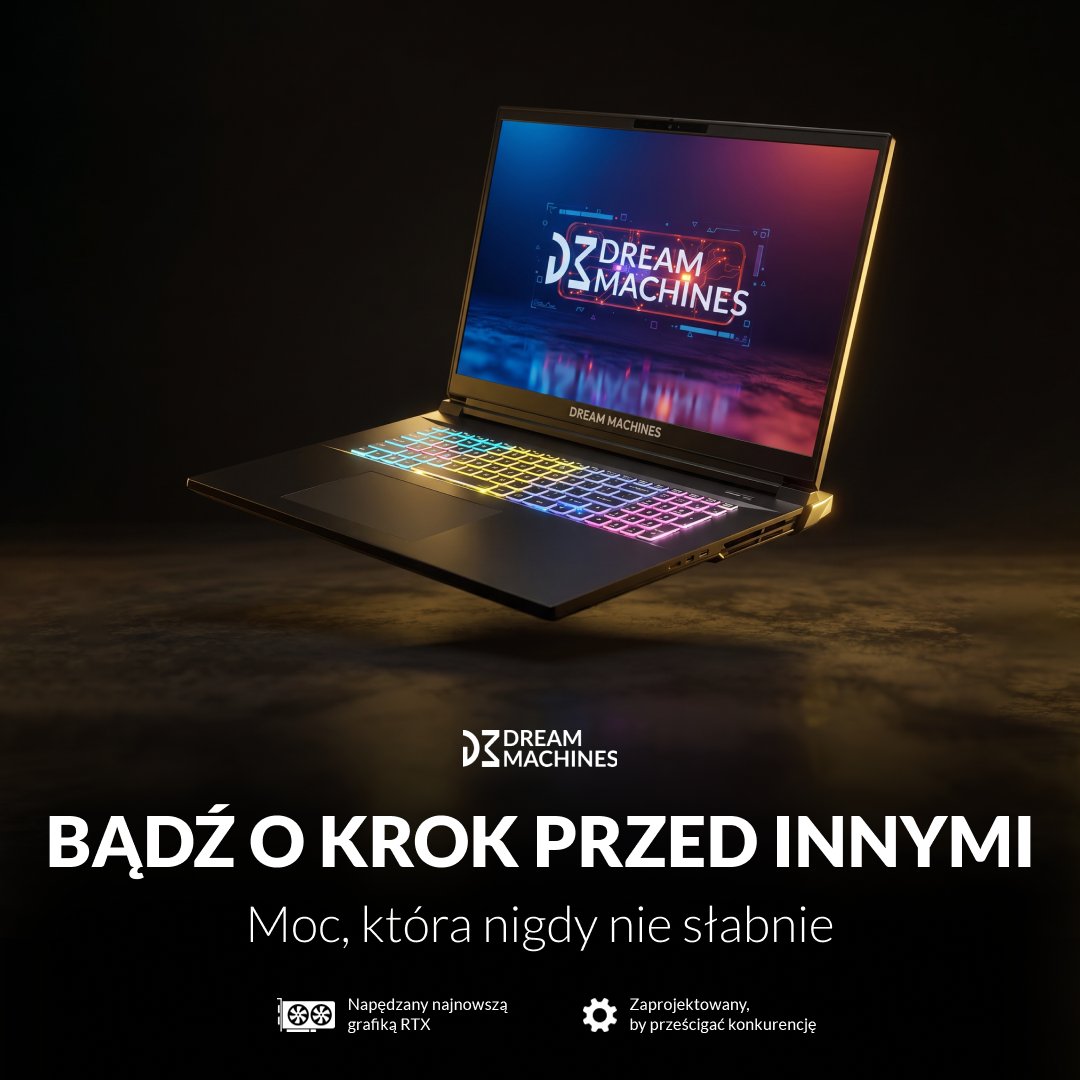 DreamMachinespl's tweet photo. Bądź o krok przed innymi.
Moc, która nigdy nie słabnie
#laptopdlagracza #dreammachines #rtx https://t.co/LnivlMRPq4