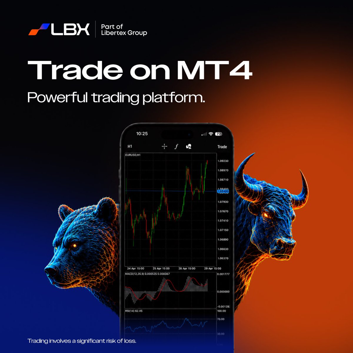 LBXTradeOn's tweet photo. MT4 has been trusted by traders since 2005 for its intuitive design, powerful tools & fast execution.⚡
Trade MT4 with LBX and access the markets with a platform built for every level.📲 https://t.co/vlGQ9xGERH
#LBX #MT4 #TradeON #Trading https://t.co/a6fjFdYEgU