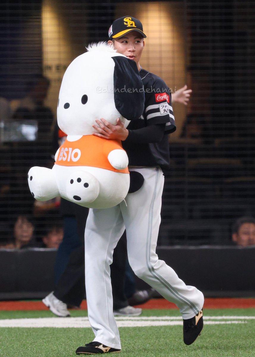 dendendehanai's tweet photo. でっかポチャッコぬいに埋もれて帰ってくる庄子くん可愛い
2026/7/26 ベルド

#sbhawks #庄子雄大 https://t.co/PfqUN41nQZ