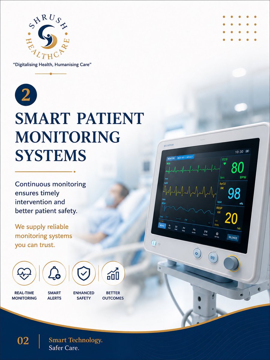 ShrushHealth's tweet photo. From advanced medical equipment to end-to-end support, Shrush HealthCare is committed to delivering reliable solutions that empower hospitals and improve patient care.

#ShrushHealthCare #HealthcareSolutions #MedicalEquipment #HospitalCare #HealthcareInnovation https://t.co/r9MRdGHKMF