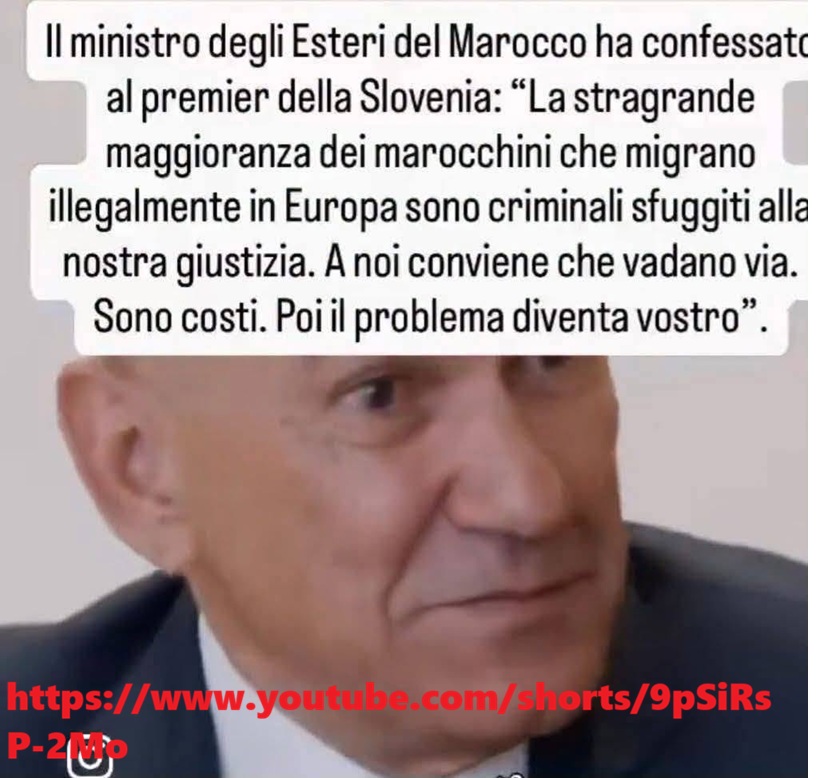 PDevoscovi's tweet photo. @GiorgiaMeloni premier sloveno è stato onesto a dirlo,onestà da sempre mancante nei pdc di sx e dx. E tu continui ad accogliere marocchini? Non è fake: https://t.co/NqcuB0owTa https://t.co/XxhW2mHmAT