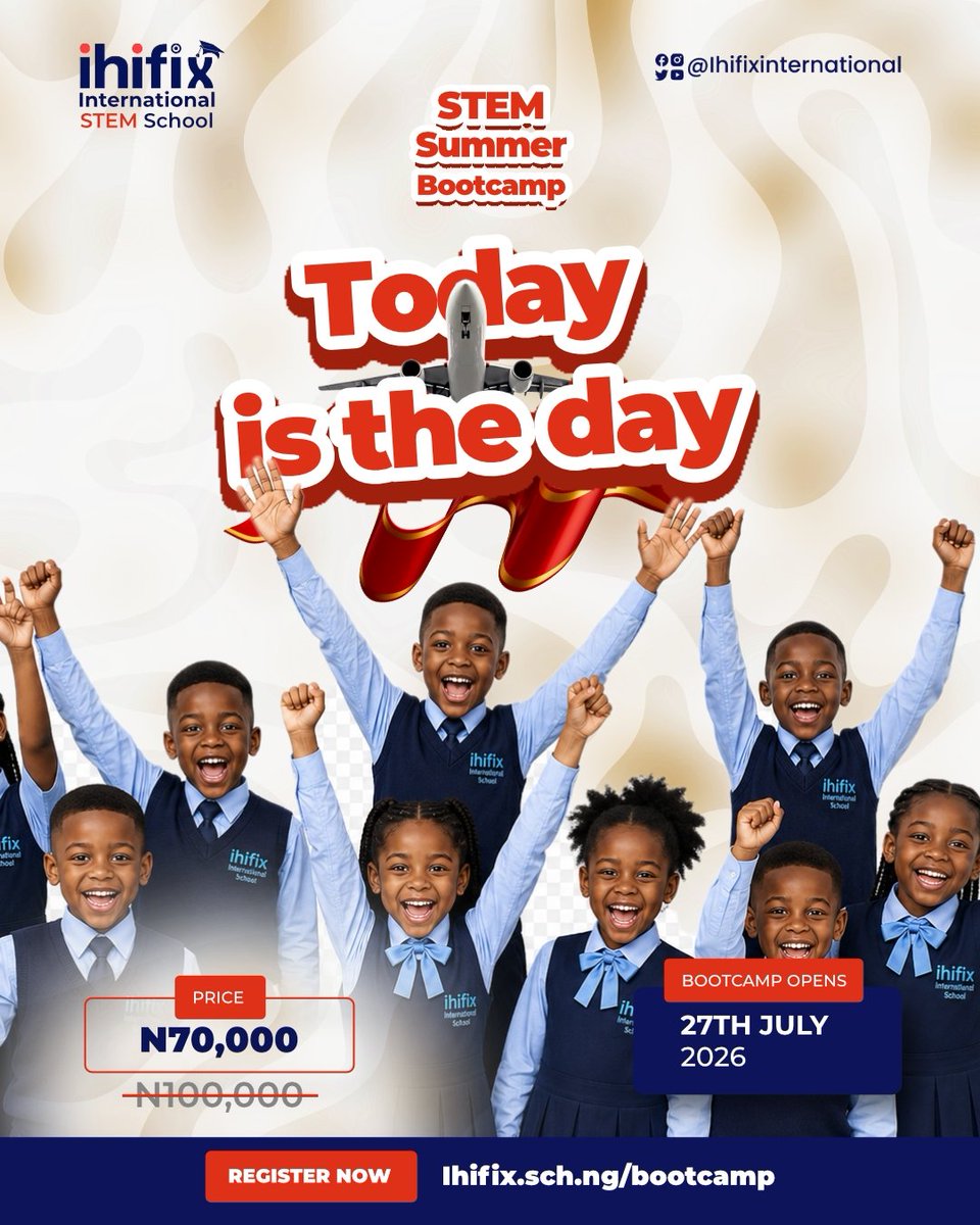ihifix's tweet photo. What a beautiful day to begin! 🌟

We're excited to welcome our young learners to weeks of STEM, Public Speaking, English, and Entrepreneurship.

Missed Day One? You can still register your child this week: https://t.co/SQdD8bYIdj https://t.co/U5b4Io4hWE