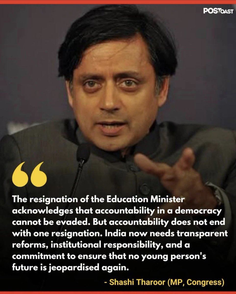s_chandra_jr's tweet photo. While a resignation acknowledges failure, it can't serve as quick exit strategy.
Protecting youth's future demands transparent reforms that delete recurring institutional lapses.
True governance must move beyond political damage control to rebuild trust, safeguard next generation https://t.co/xt0PCTPNHk