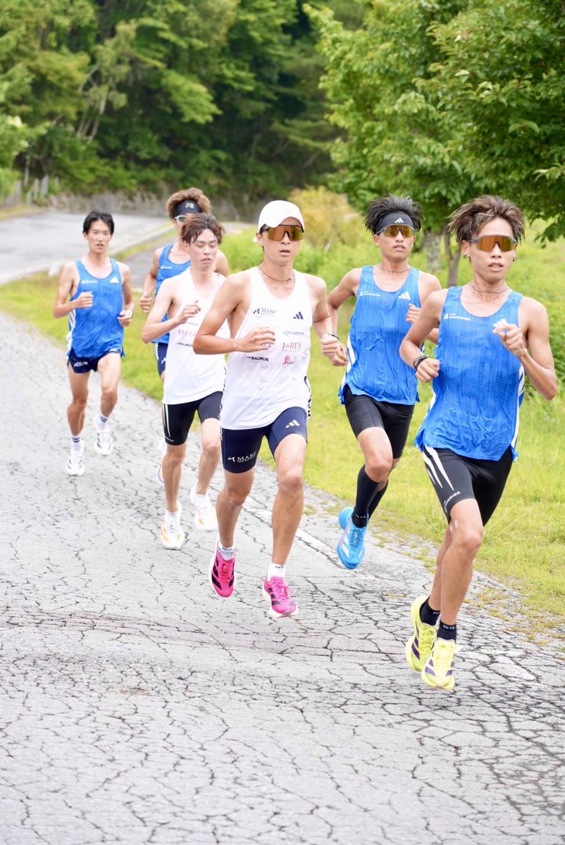 shunshunruni's tweet photo. 【合宿8日目】
女神湖で20km変化走🏃‍♂️💨
久しぶりに女神湖の坂走ったけどやっぱりきつい。。
明日の朝も女神湖で16kmjog

📸 ＠iinorun 

@MABP_Maverick https://t.co/ISvZJ1EqGo