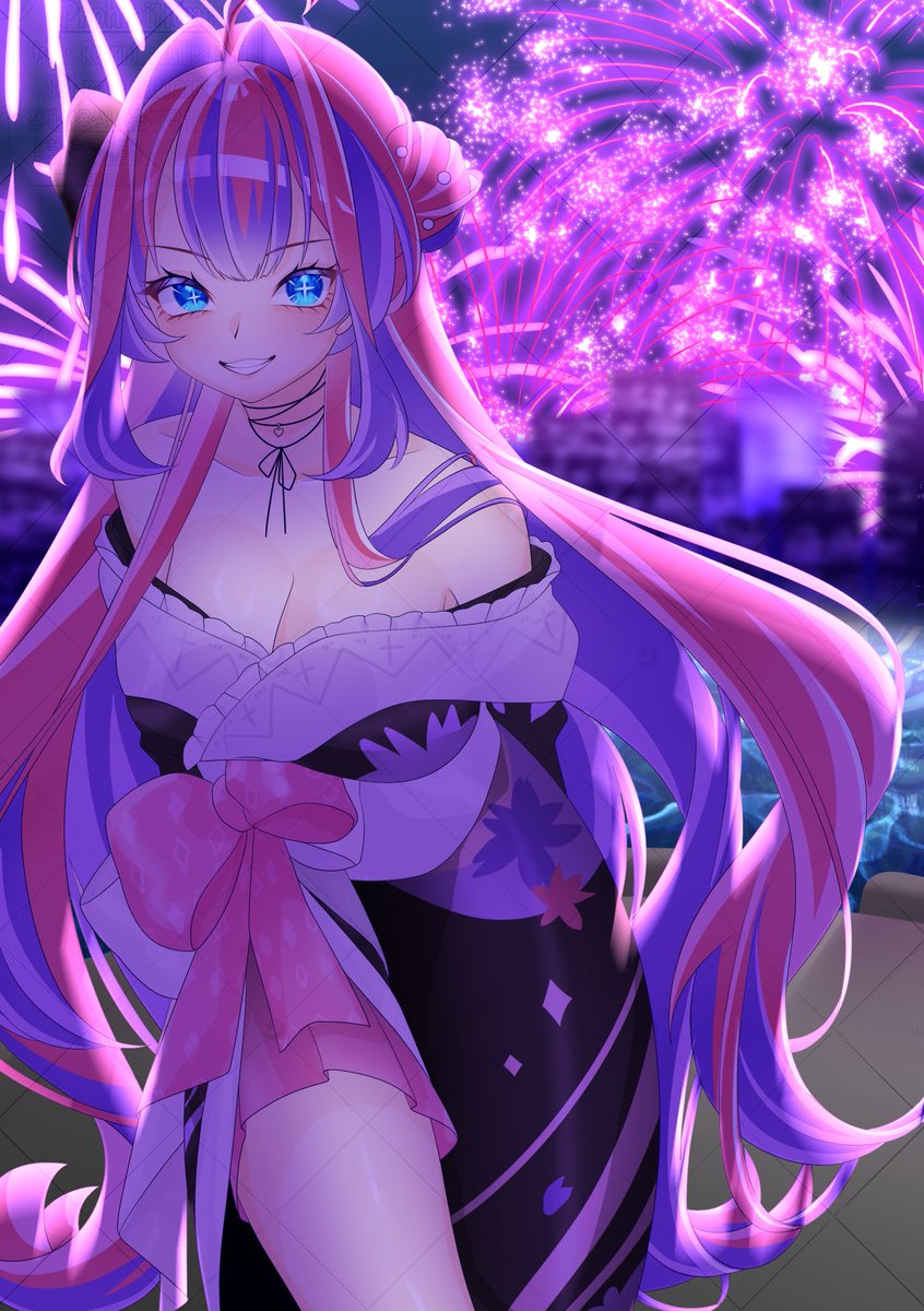 blue_star_q's tweet photo. #綺々羅々ヴィヴィ #ヴィヴィメイク  #VTuber https://t.co/BxANqx1SiI