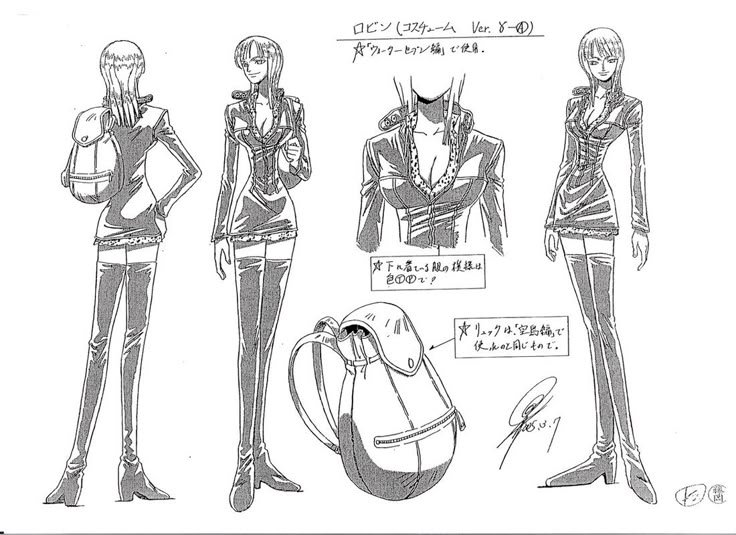 renrobinn's tweet photo. I love seeing robin's old anime manuscripts https://t.co/tUkSsFn95n