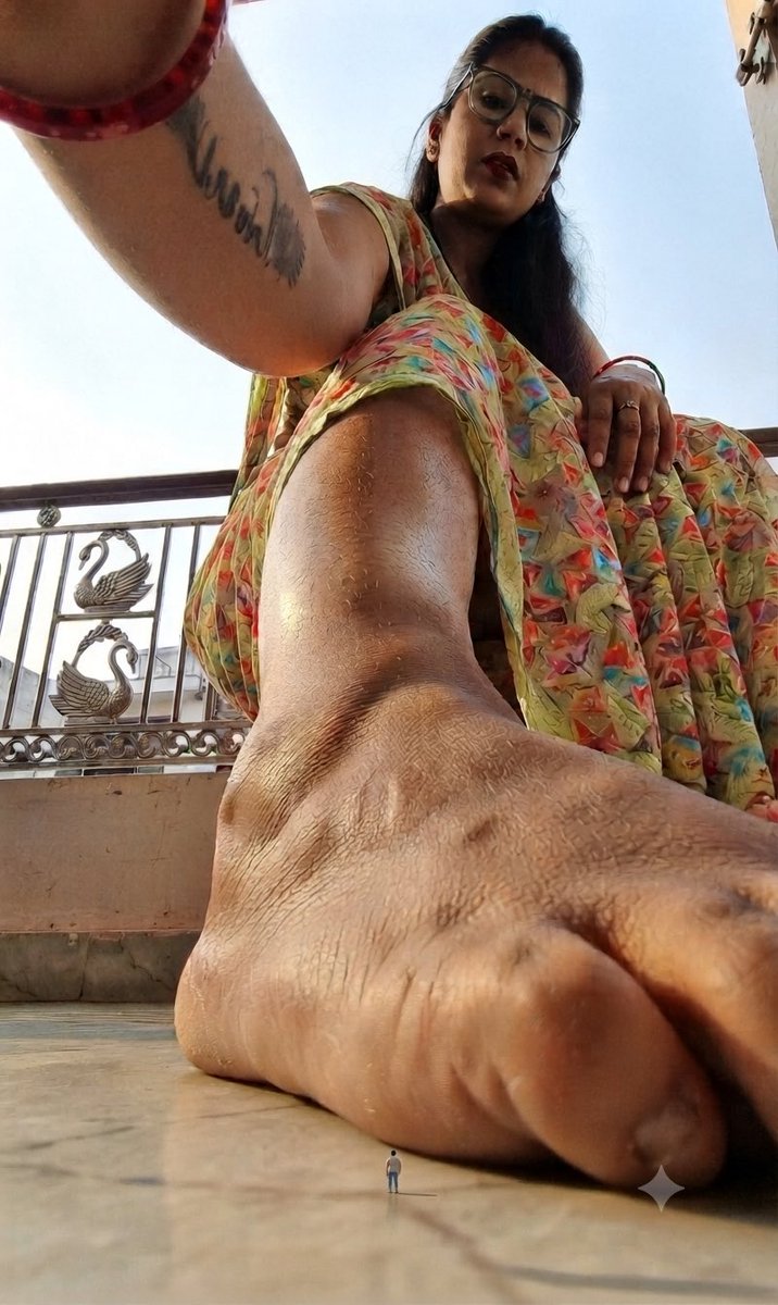 indiangiantess's tweet photo. Always ready to worship this goddess!
#indiangiantess #giantess #shrunkman #shrunk #sizetwitter #tinyguy https://t.co/dq0XqfHR5K