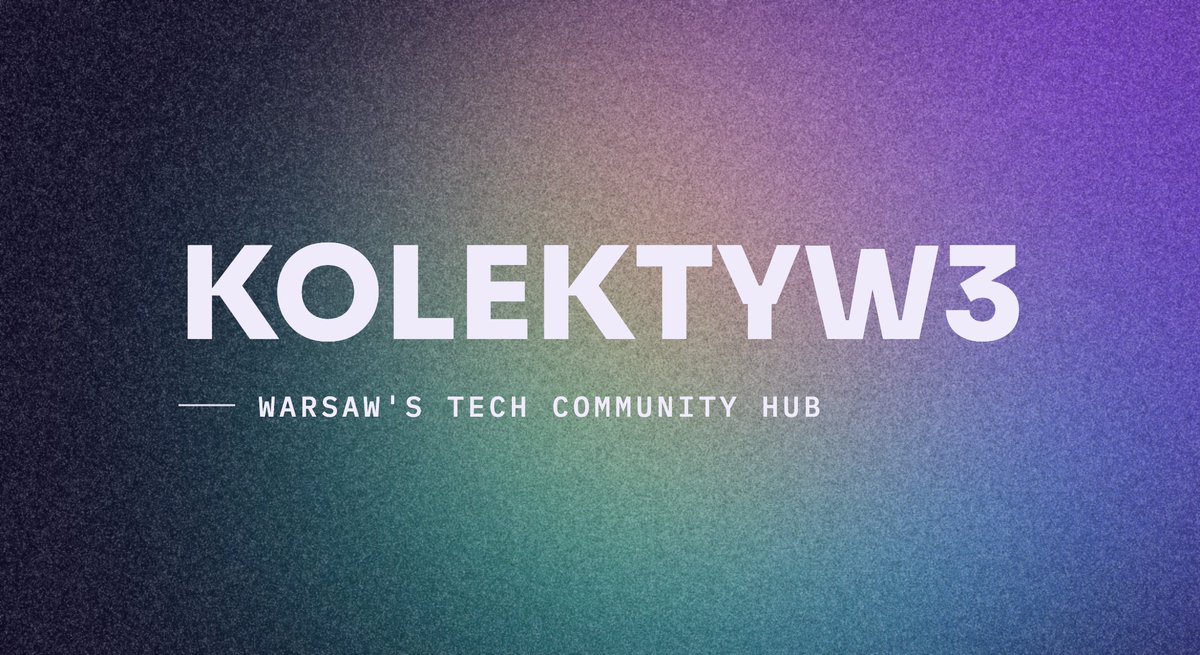 juchenek's tweet photo. folks in Warsaw looking to cowork from all tech environments - crypto, ai or else

skip the corporate offices, skip long term commitments, skip generic events

sign up to @Kolektyw3 and have the actual coworking experience with the best and the brightest Warsaw has to offer 🙏 https://t.co/dWbh0m3NdV