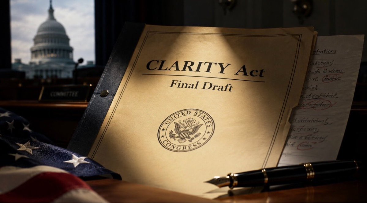RippleXrpie's tweet photo. 🚨BREAKING: 🇺🇸 The full Senate vote on the CLARITY ACT is now expected on AUGUST 3.

President Trump is prepared to sign the CLARITY ACT! https://t.co/niXLz5Ml1k