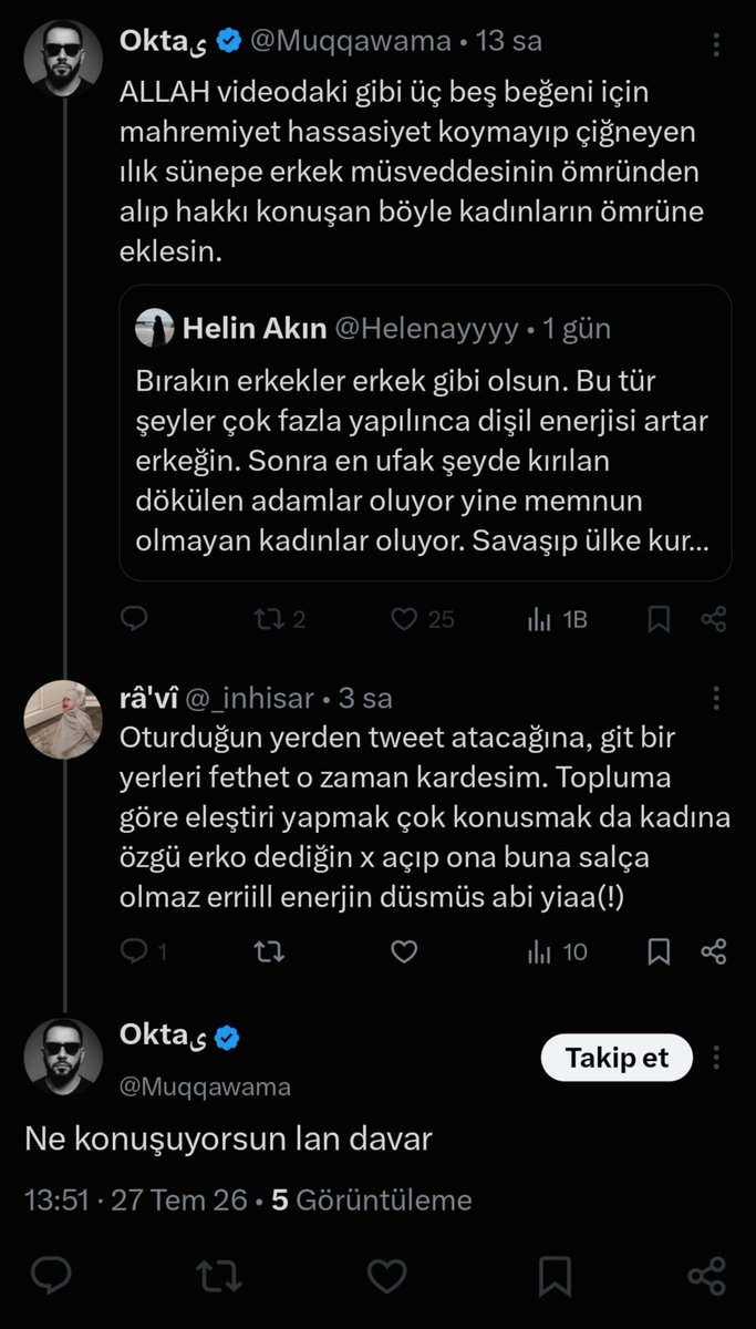 _inhisar's tweet photo. Cevap verip engellemek kaçıncı seviye erillik acaba ahahah savasta ayağına taş değse düsmana trip atar prenses https://t.co/CGF3gbn11e