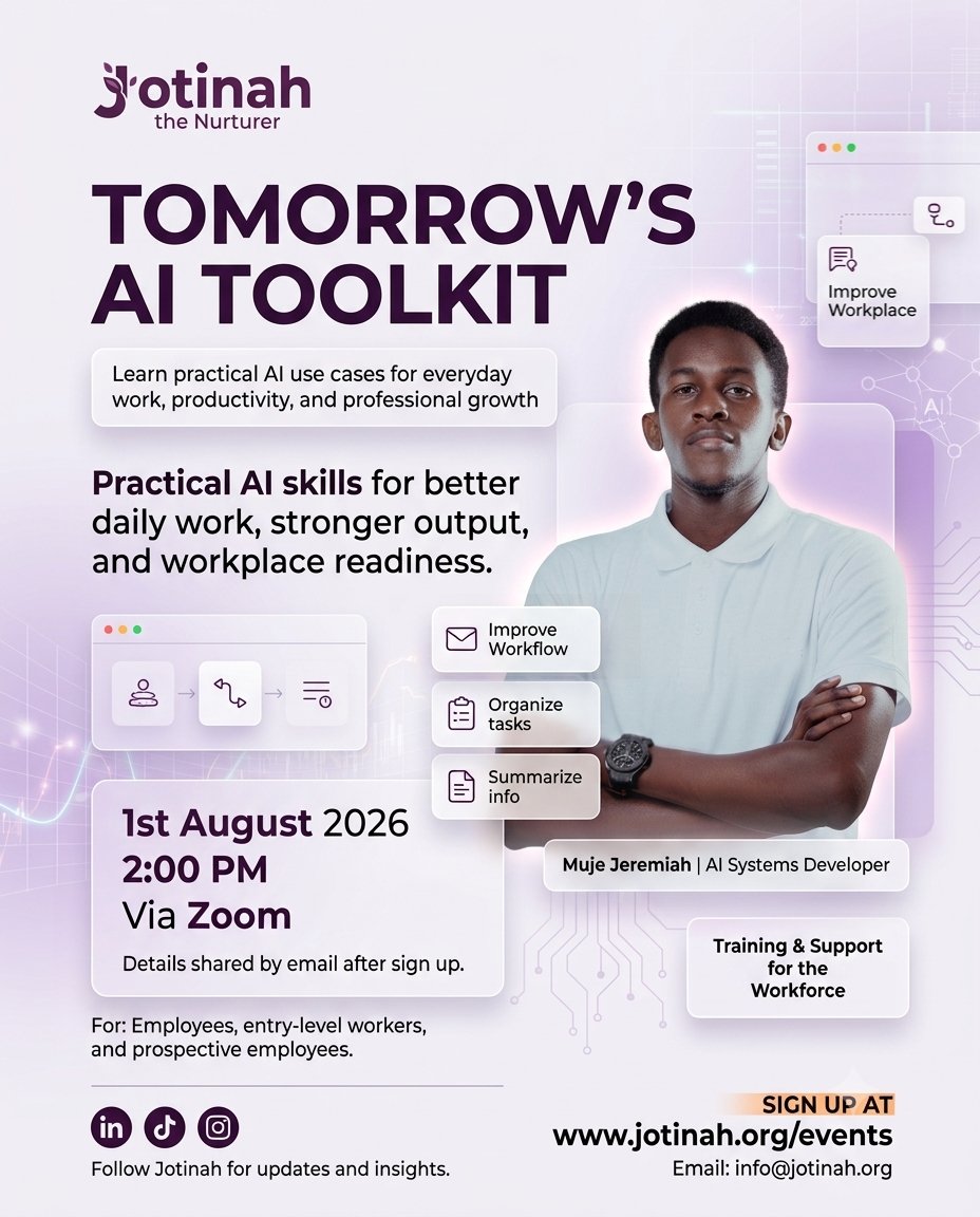 ANKWASA's tweet photo. With the changing work land scape, the change from full time non site to  hybrid and remote work? How positioned are you? With AI taker over, are you still in denial? Don't be left behind. Learn to grow.
Register today at https://t.co/PudnKzVNH5 https://t.co/AfI77VC558